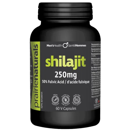 Prairie Naturals Shilajit 250mg 50% Fulvic Acid 60 Veg Capsules | 无敌价格，每日优惠 | VITASHOP