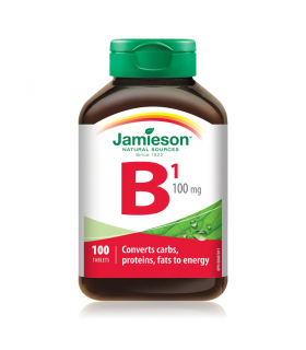 Jamieson Vitamine B1 (Thiamine) 100 comprimés | Prix imbattables, offres quotidiennes | VITASHOP