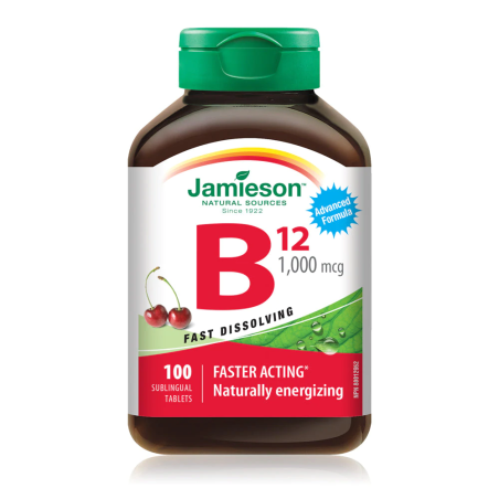 Vitamin B12 1000 mcg Sublingual 100 Tablets | Safest & Easiest Shopping Vitamins Online | VITASHOP