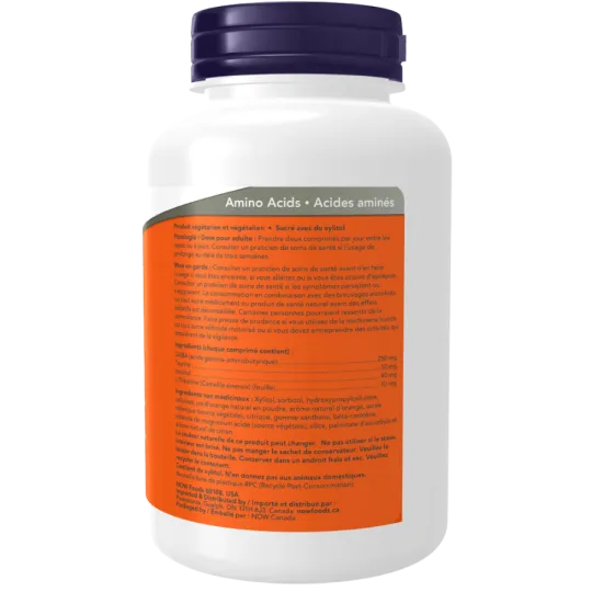NOW Foods GABA Chewable 250 mg, 90 Tablets | 每天不同折扣, 全网最低价格 | 种类齐全的保健品店铺 VITASHOP, 只有你想不到, 没有你买不到 !