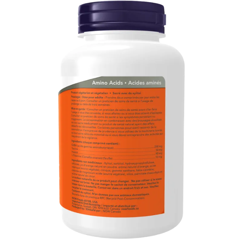 GABA à croquer 250 mg, 90 comprimés | Safest & Easiest Shopping Vitamins Online | VITASHOP