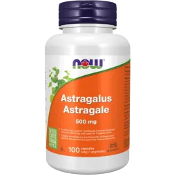 NOW Foods Astragalus 500 mg, 100 Capsules | Unbeatable Prices, Daily Deals | VITASHOP