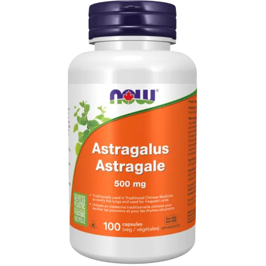 NOW Foods Astragalus 500 mg, 100 Capsules | Unbeatable Prices, Daily Deals | VITASHOP