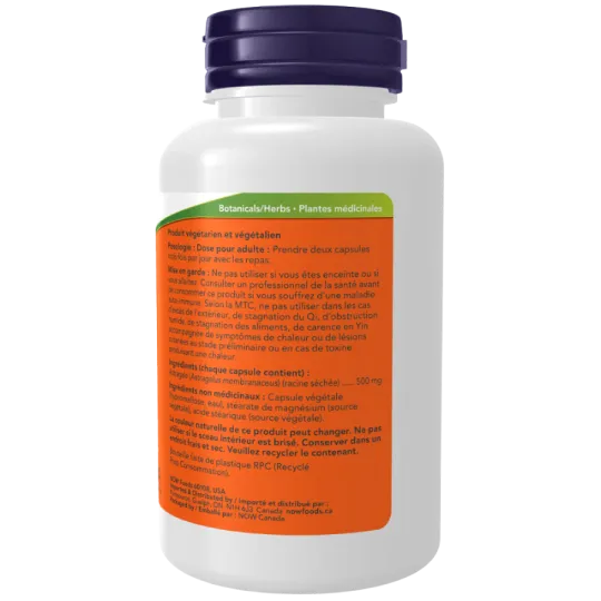 Astragale 500 mg, 100 gélules | Safest & Easiest Shopping Vitamins Online | VITASHOP