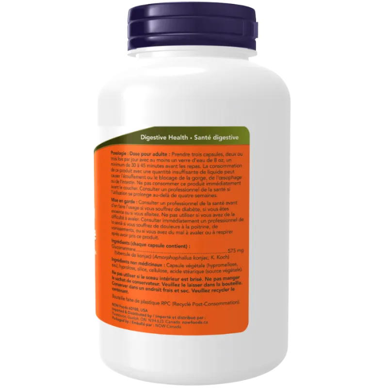 NOW Foods 나우 푸드 글루코만난 575 mg, 180 캡슐 | 매일 업데이트되는 특가 상품 | VITASHOP