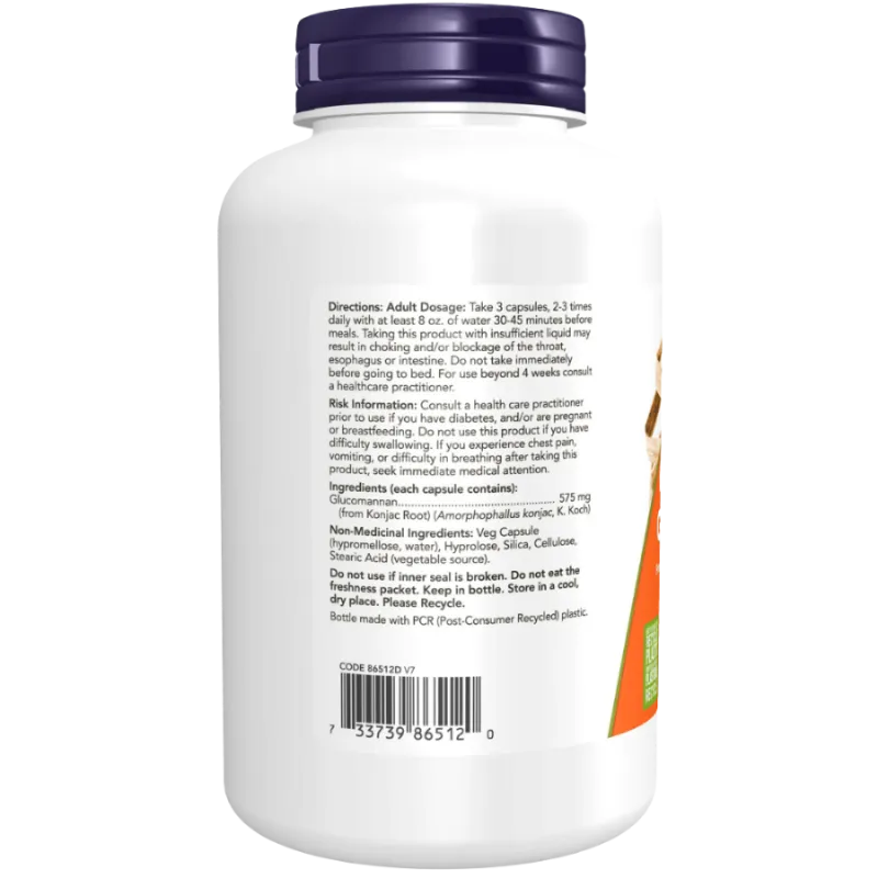 NOW Foods 나우 푸드 글루코만난 575 mg, 180 캡슐 | 매일 업데이트되는 특가 상품 | VITASHOP