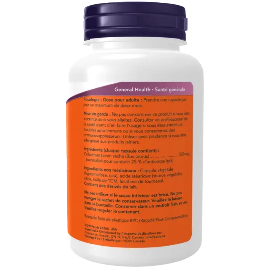 Colostrum 500 mg, 120 gélules végétales | Safest & Easiest Shopping Vitamins Online | VITASHOP