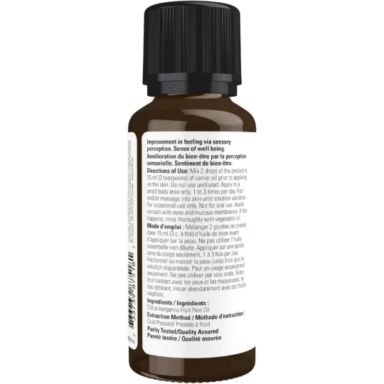Huile de bergamote, 30 mL | Safest & Easiest Shopping Vitamins Online | VITASHOP