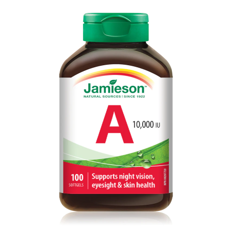 Vitamin A 10,000 IU 100 Softgels | Safest & Easiest Shopping Vitamins Online | VITASHOP