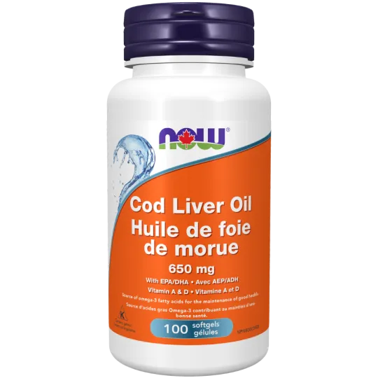 NOW Foods Cod Liver Oil, 100 Softgels | Unbeatable Prices, Daily Deals | VITASHOP