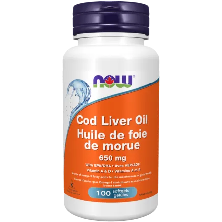 NOW Foods Cod Liver Oil, 100 Softgels | Unbeatable Prices, Daily Deals | VITASHOP