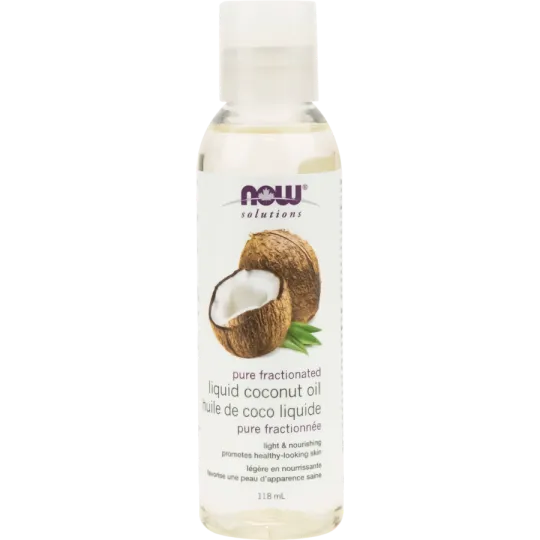 Huile de coco liquide, fractionnée pure, 118 mL | Safest & Easiest Shopping Vitamins Online | VITASHOP