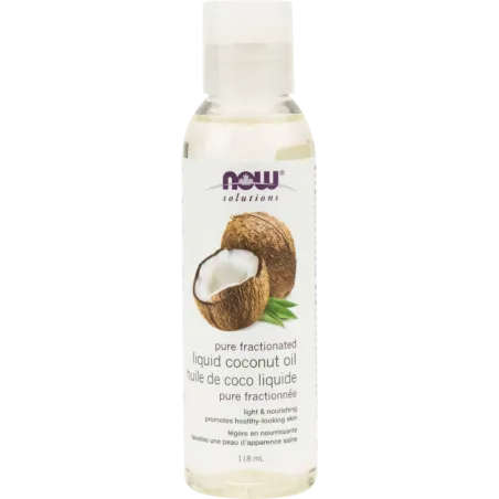 Huile de coco liquide, fractionnée pure, 118 mL | Safest & Easiest Shopping Vitamins Online | VITASHOP