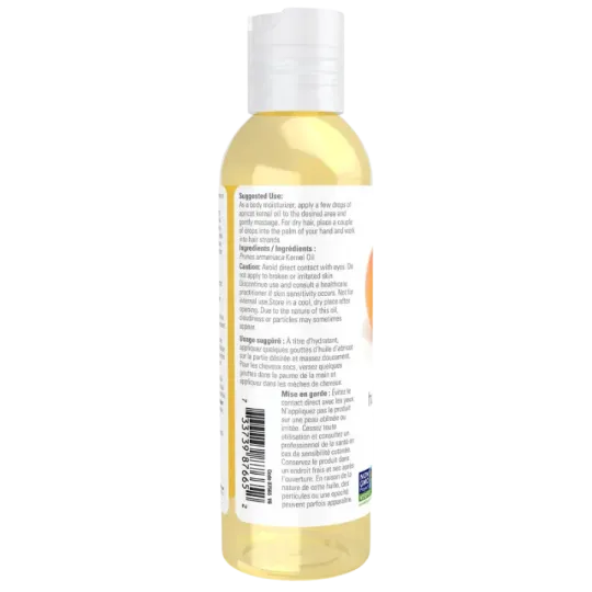 Huile d’abricot, 118 mL | Safest & Easiest Shopping Vitamins Online | VITASHOP