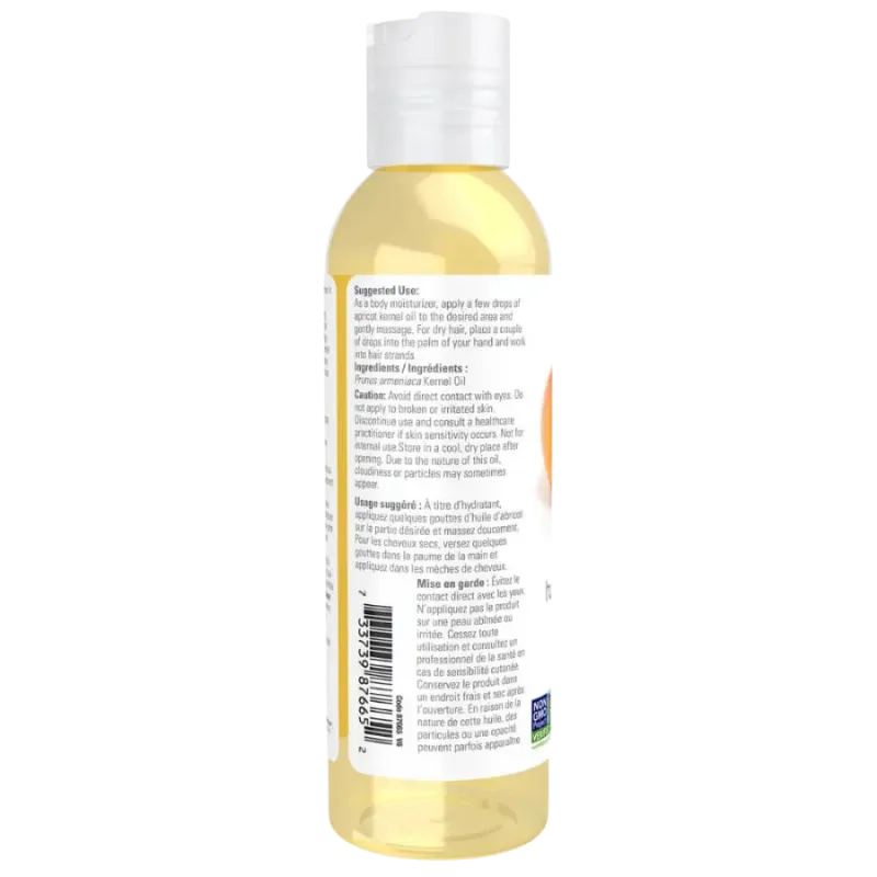NOW Foods Apricot Oil, 118 mL | 每天不同折扣, 全网最低价格 | 种类齐全的保健品店铺 VITASHOP, 只有你想不到, 没有你买不到 !