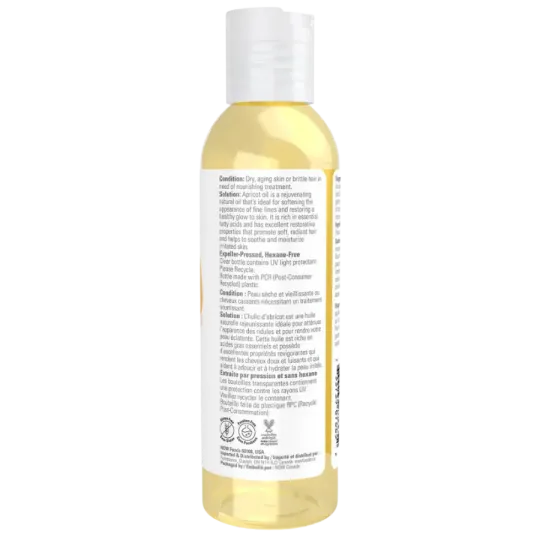NOW Foods Apricot Oil, 118 mL | 每天不同折扣, 全网最低价格 | 种类齐全的保健品店铺 VITASHOP, 只有你想不到, 没有你买不到 !