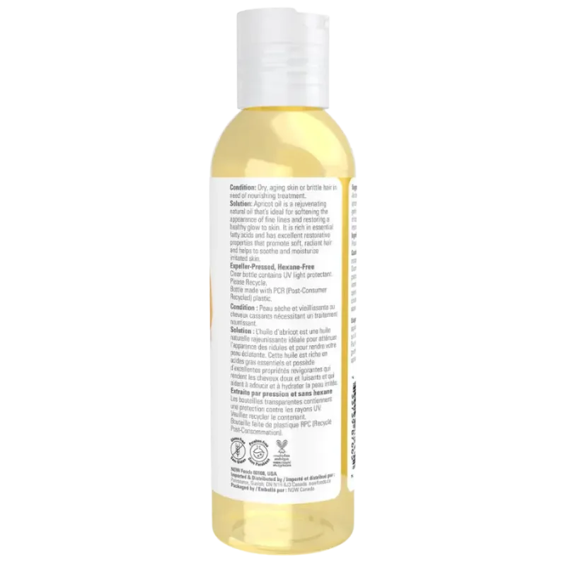 NOW Foods Apricot Oil, 118 mL | 每天不同折扣, 全网最低价格 | 种类齐全的保健品店铺 VITASHOP, 只有你想不到, 没有你买不到 !