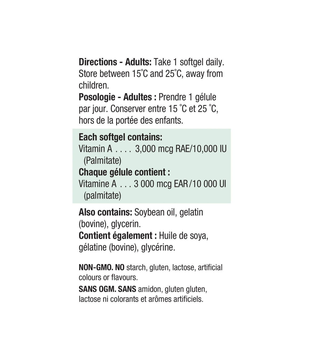 Vitamin A 10,000 IU 100 Softgels | Safest & Easiest Shopping Vitamins Online | VITASHOP