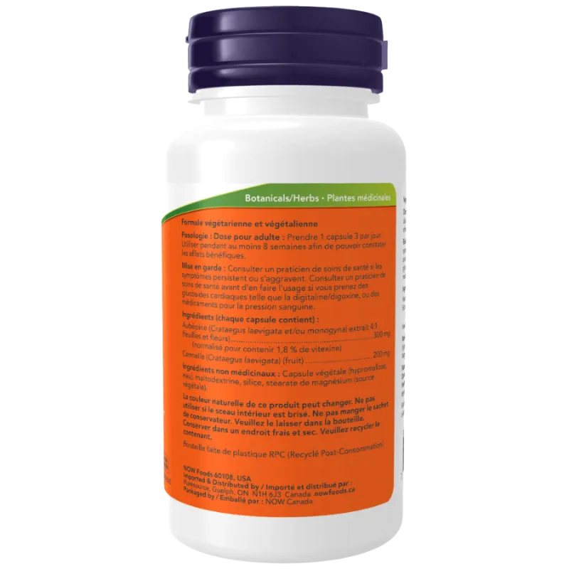 Extrait d’aubépine 300 mg, 90 gélules végétales | Safest & Easiest Shopping Vitamins Online | VITASHOP