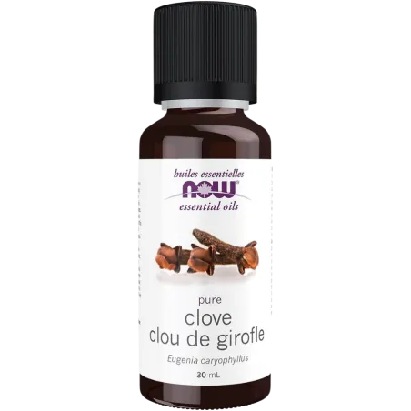 NOW Foods Clove Oil, 30 mL | 每天不同折扣, 全网最低价格 | 种类齐全的保健品店铺 VITASHOP, 只有你想不到, 没有你买不到 !