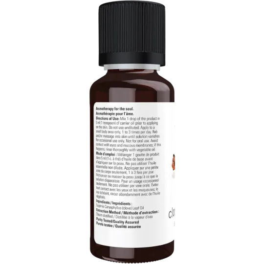 NOW Foods Clove Oil, 30 mL | 每天不同折扣, 全网最低价格 | 种类齐全的保健品店铺 VITASHOP, 只有你想不到, 没有你买不到 !