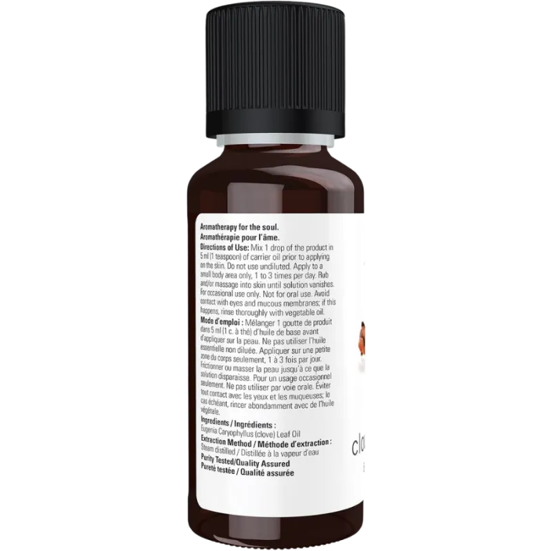 NOW Foods Clove Oil, 30 mL | 每天不同折扣, 全网最低价格 | 种类齐全的保健品店铺 VITASHOP, 只有你想不到, 没有你买不到 !