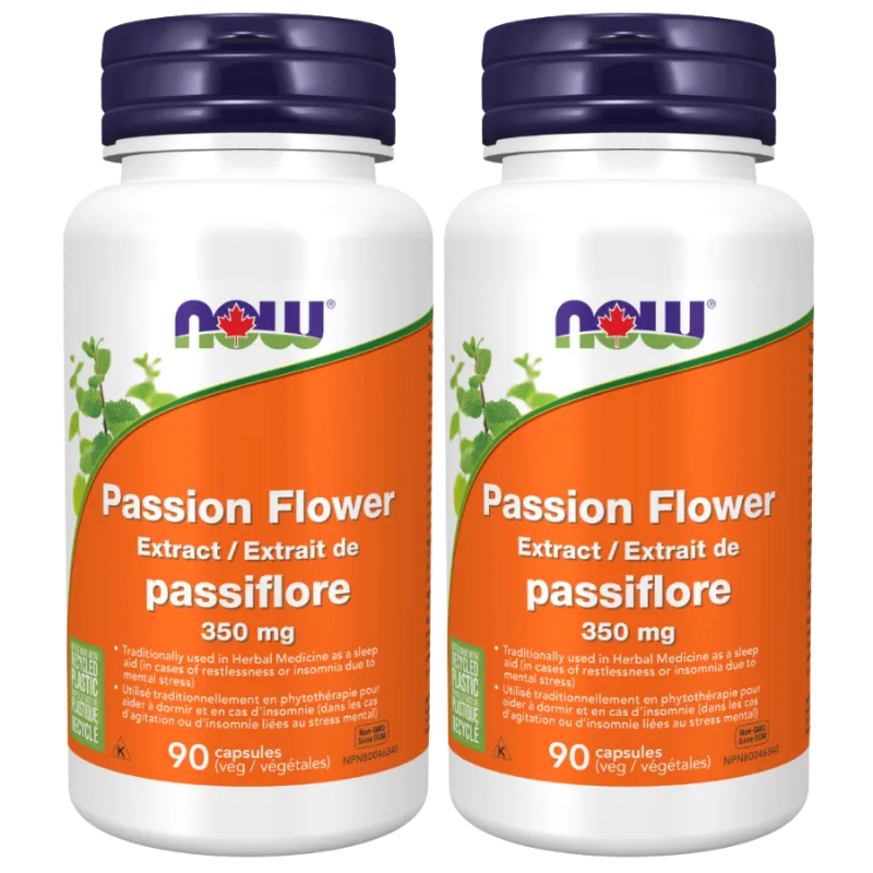 NOW Foods 나우 푸드 패션 플라워 추출물 350mg, 식물성 캡슐 90정 | 매일 업데이트되는 특가 상품 | VITASHOP