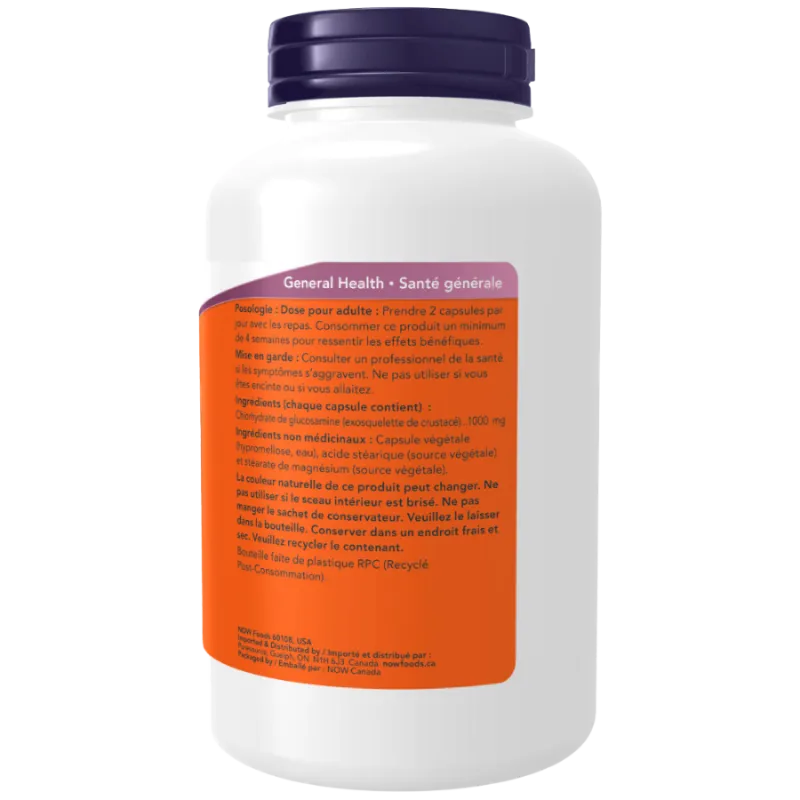 NOW Foods Glucosamine 1000 mg, 180 Capsules | 每天不同折扣, 全网最低价格 | 种类齐全的保健品店铺 VITASHOP, 只有你想不到, 没有你买不到 !