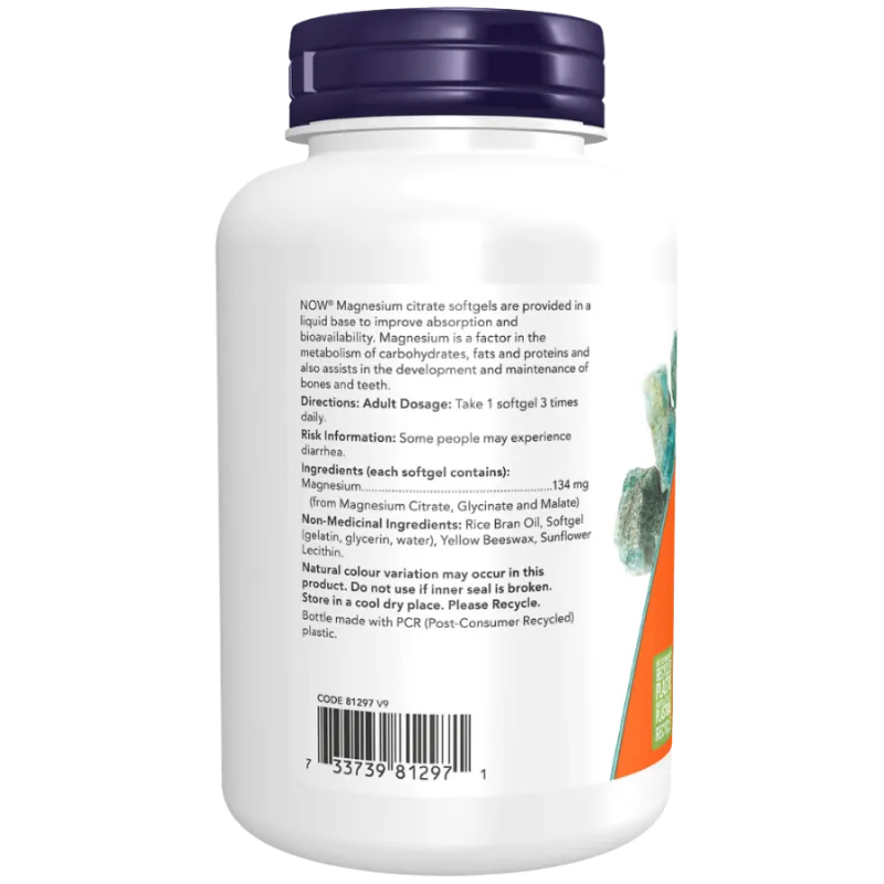 NOW Foods 나우 푸드 구연산마그네슘 134 mg, 90 소프트젤 | 매일 업데이트되는 특가 상품 | VITASHOP