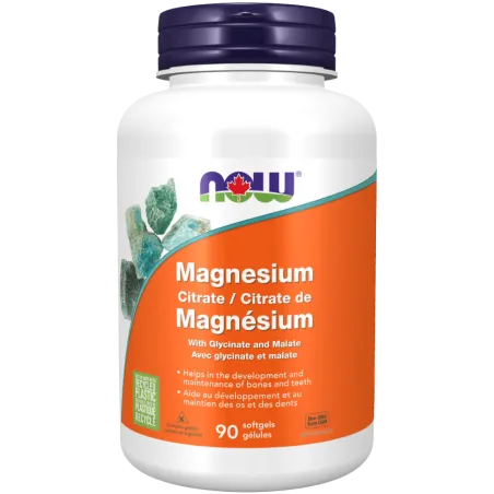 NOW Foods Magnesium Citrate 134 mg, 90 Softgels | 每天不同折扣, 全网最低价格 | 种类齐全的保健品店铺 VITASHOP, 只有你想不到, 没有你买不到 !