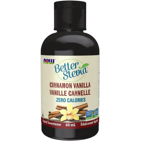 NOW Foods Extrait liquide de Stevia ( Vanille de citron) 60mL |MISUMI