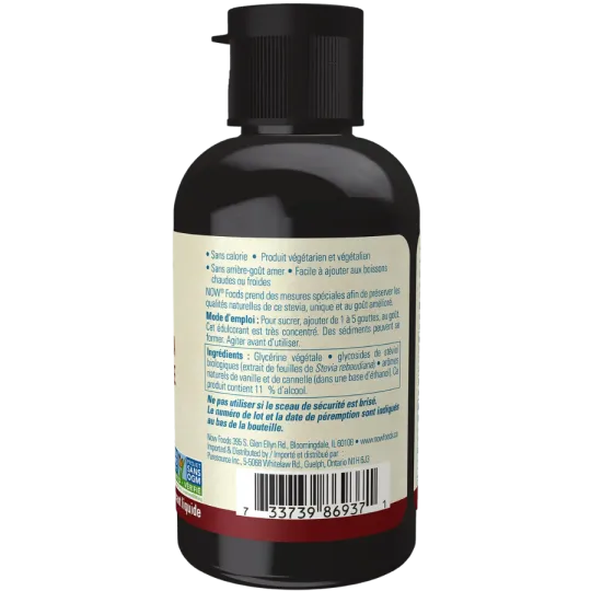 NOW Foods Stevia Liquid Extract (Cinnamon Vanilla) 60mL (EXP DATE : Apr 1 2025) | Unbeatable Prices, Daily Deals | VITASHOP
