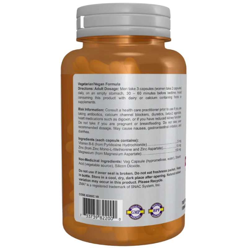 NOW Foods ZMA, 90 Capsules | 每天不同折扣, 全网最低价格 | 种类齐全的保健品店铺 VITASHOP, 只有你想不到, 没有你买不到 !