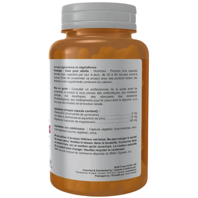 ZMA, 90 gélules | Safest & Easiest Shopping Vitamins Online | VITASHOP