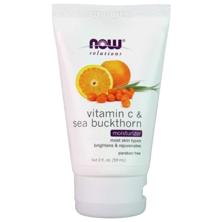 NOW Foods Vitamin C & Sea Buckthorn Moisturizer, 59 mL[DISCONTINUED] | Unbeatable Prices, Daily Deals | VITASHOP