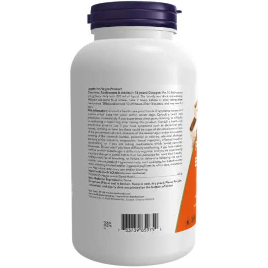 Poudre d’enveloppe de psyllium, 340 g | Safest & Easiest Shopping Vitamins Online | VITASHOP