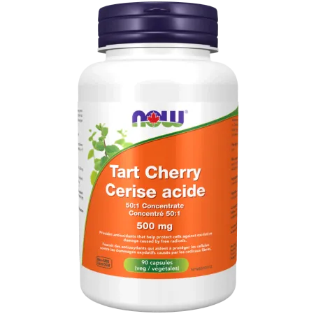 NOW Foods 나우 푸드 타르트 체리 농축액 500mg, 90 식물성 캡슐 | 매일 업데이트되는 특가 상품 | VITASHOP