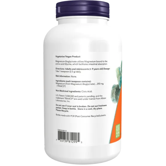 Bisglycinate de magnésium en poudre, 227 g | Safest & Easiest Shopping Vitamins Online | VITASHOP