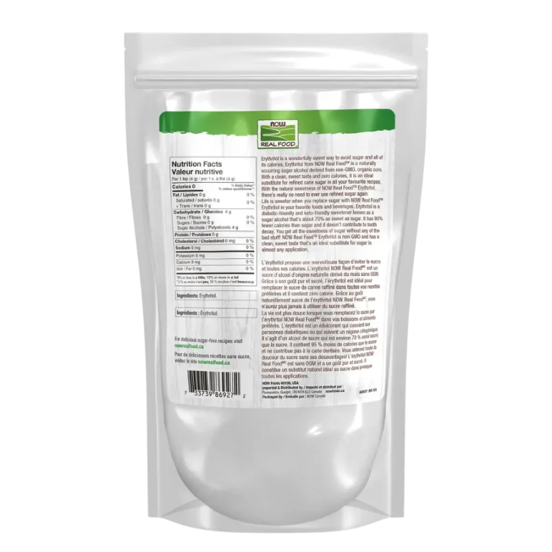NOW Foods Erythritol, 454 g | Unbeatable Prices, Daily Deals | VITASHOP