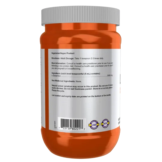 L-Glutamine Pure Poudre, 454 g | Safest & Easiest Shopping Vitamins Online | VITASHOP