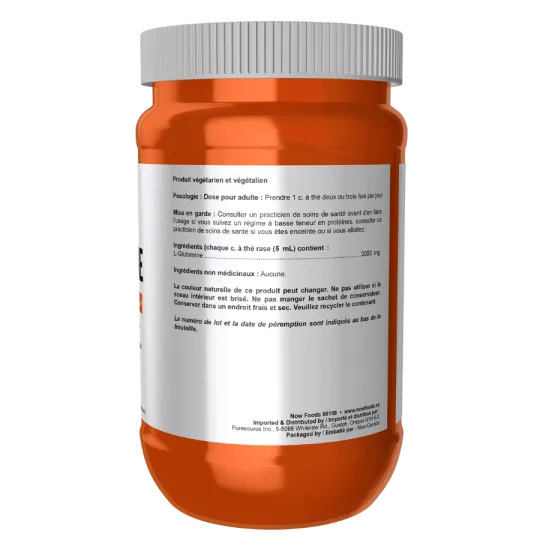 L-Glutamine Pure Poudre, 454 g | Safest & Easiest Shopping Vitamins Online | VITASHOP