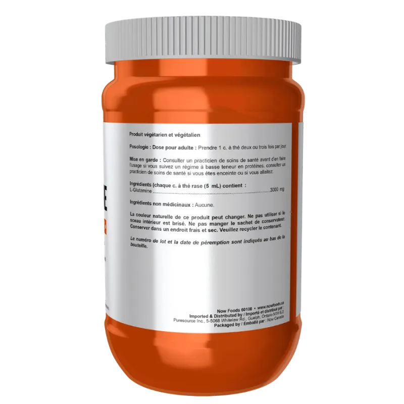 L-Glutamine Pure Poudre, 454 g | Safest & Easiest Shopping Vitamins Online | VITASHOP