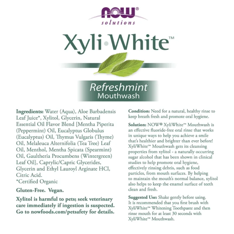Xyliwhite Refreshmint Rince-bouche, 473 mL | Safest & Easiest Shopping Vitamins Online | VITASHOP