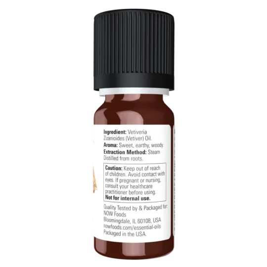 NOW Foods Vetiver Oil, 10mL | Unbeatable Prices, Daily Deals | VITASHOP