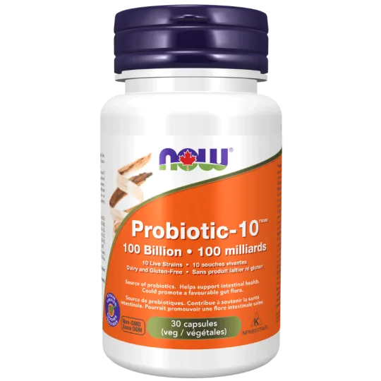 Probiotique-10 100 Milliards, 30 Veg capsule | Safest & Easiest Shopping Vitamins Online | VITASHOP