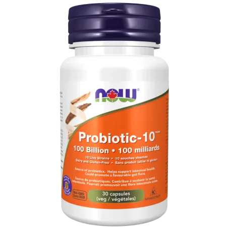 NOW Foods Probiotic-10 100 Billion, 30 Veg capsule | Unbeatable Prices, Daily Deals | VITASHOP