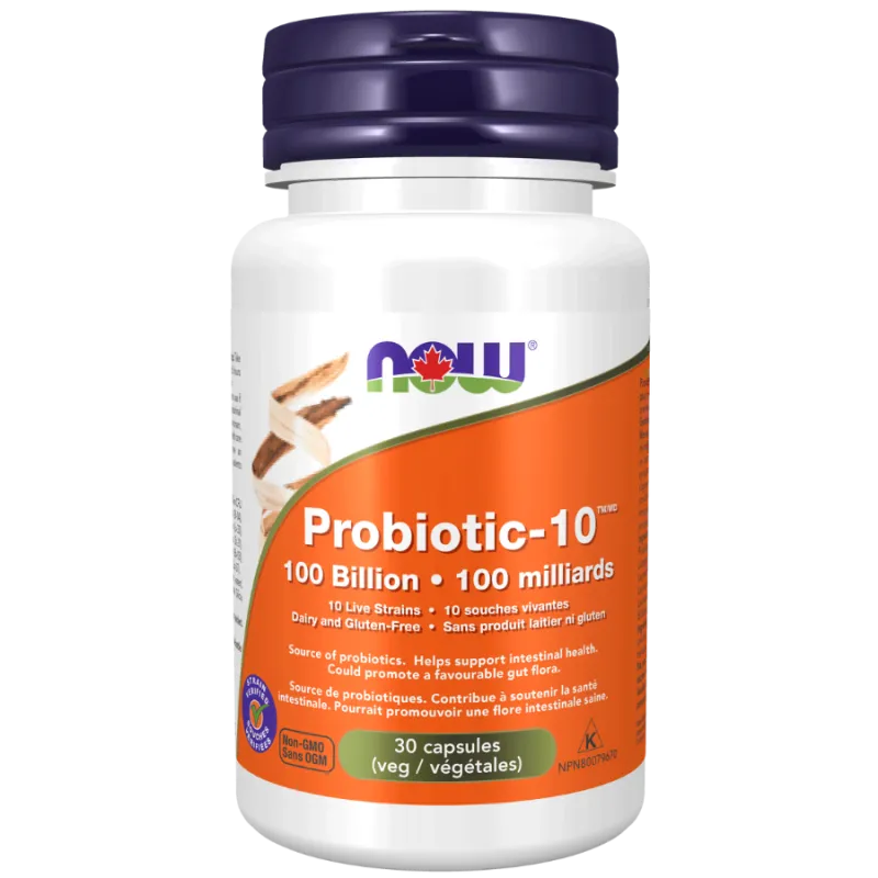 Probiotique-10 100 Milliards, 30 Veg capsule | Safest & Easiest Shopping Vitamins Online | VITASHOP