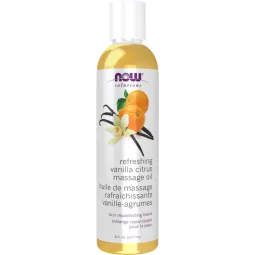 NOW Foods Vanilla Citrus Massage Oil, 237 mL | Unbeatable Prices, Daily Deals | VITASHOP