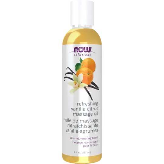 NOW Foods 나우 푸드 바닐라 시트러스 마사지 오일 237mL | 매일 업데이트되는 특가 상품 | VITASHOP