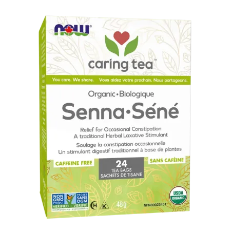 NOW Foods Organic Senna Tea, 24 Bags | Unbeatable Prices, Daily Deals | VITASHOP